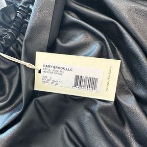 Ramy Brook size 4 brand new tags on INCREDIBLY cute leather dress